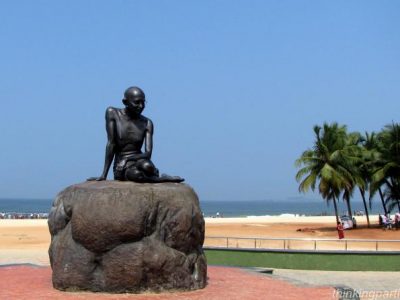 Mahatma Gandhi Statue at Malpe Beach