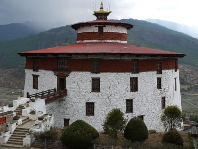 Ta-Dzong, the old watch tower, converted as the national museum.
